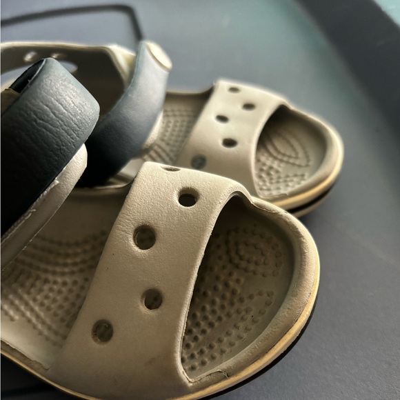 Crocs bands Sandals light gray Navy toddler Size C7(US) - Picture 7 of 11